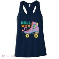 Retro Rollerskates 80S Derby Roller Skating For Teen Girl Women's Tank Top thumb 0