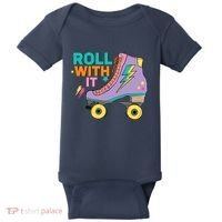 Retro Rollerskates 80S Derby Roller Skating For Teen Girl Baby Bodysuit thumb 0