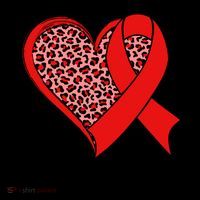 Red Ribbon Awareness Week Leopard Print Heart Coffee Mug thumb 5