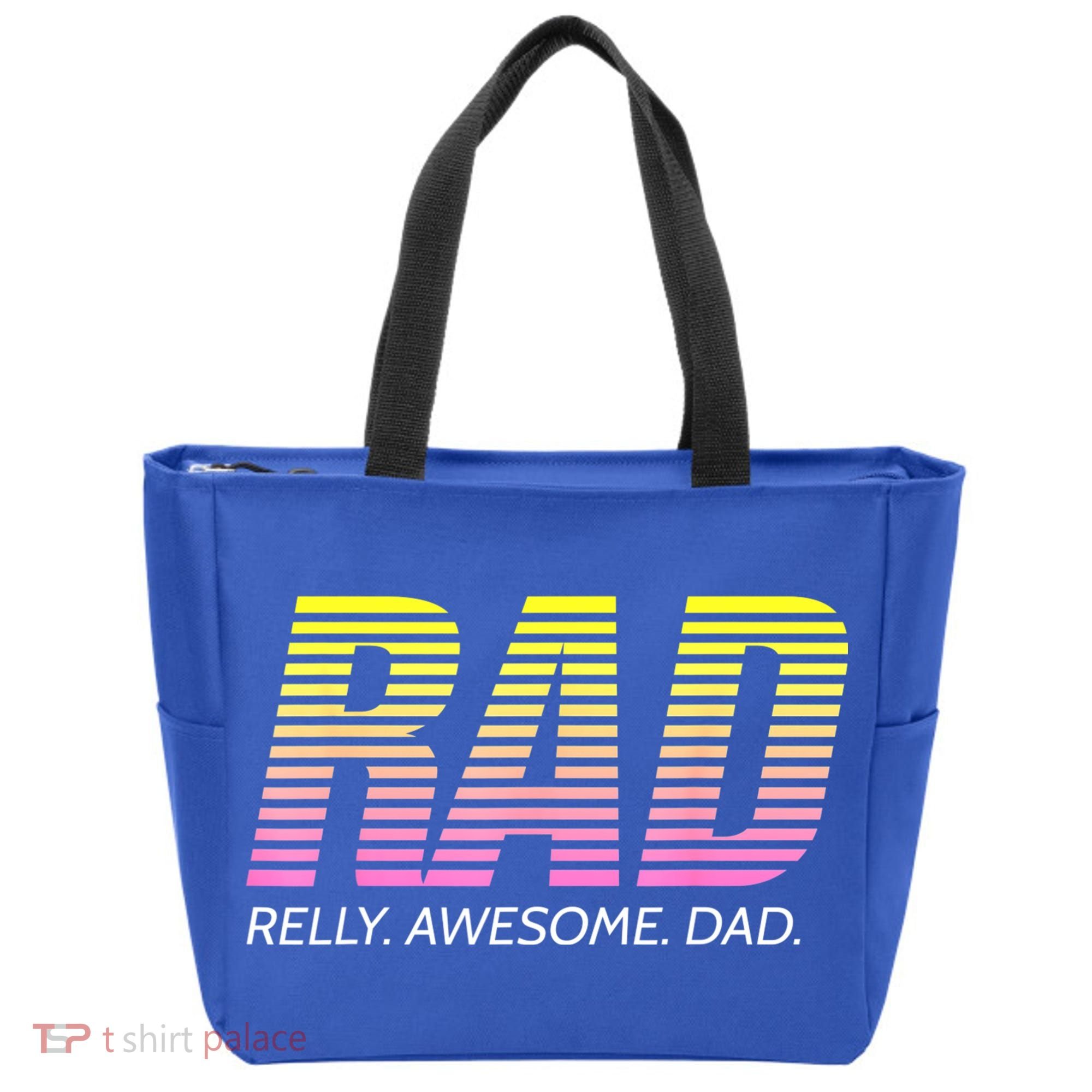 RAD Really Awesome Dad Father's Day Tote Bag