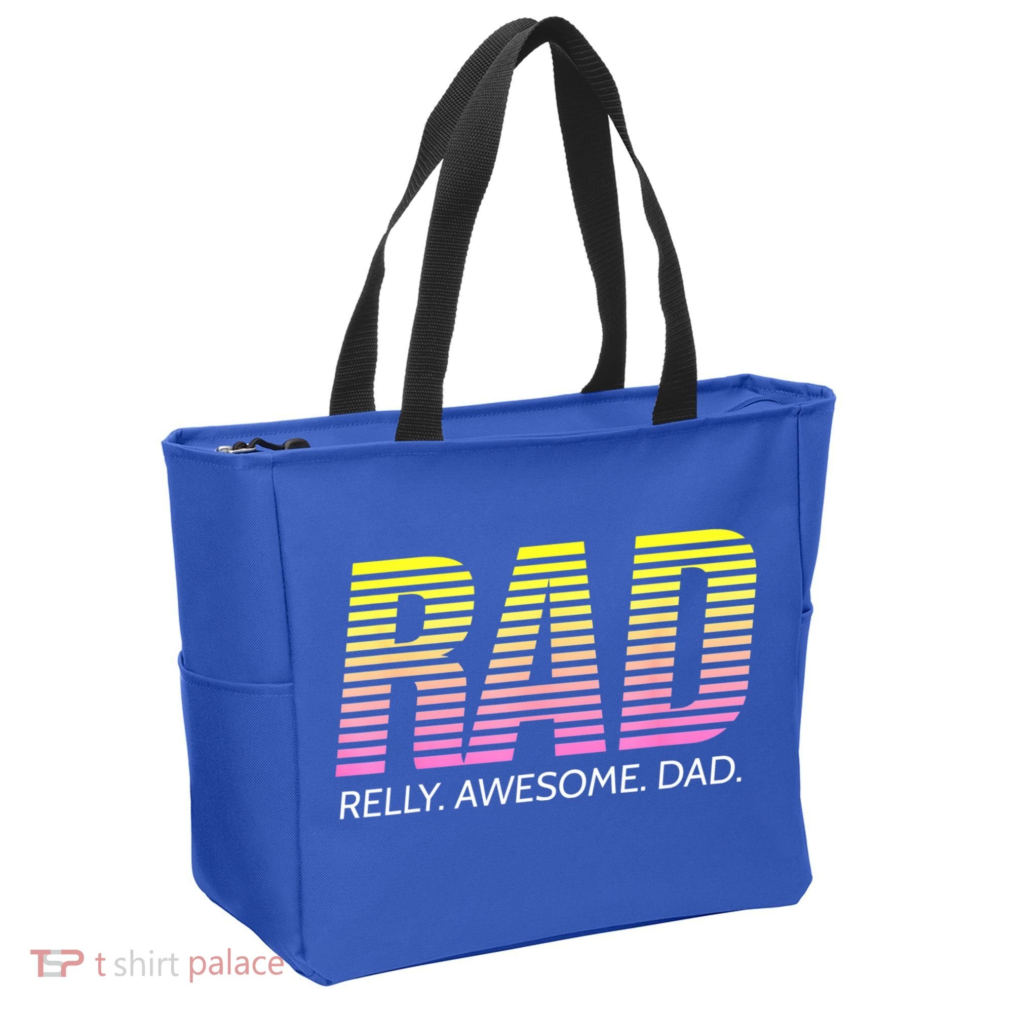 RAD Really Awesome Dad Father's Day Tote Bag