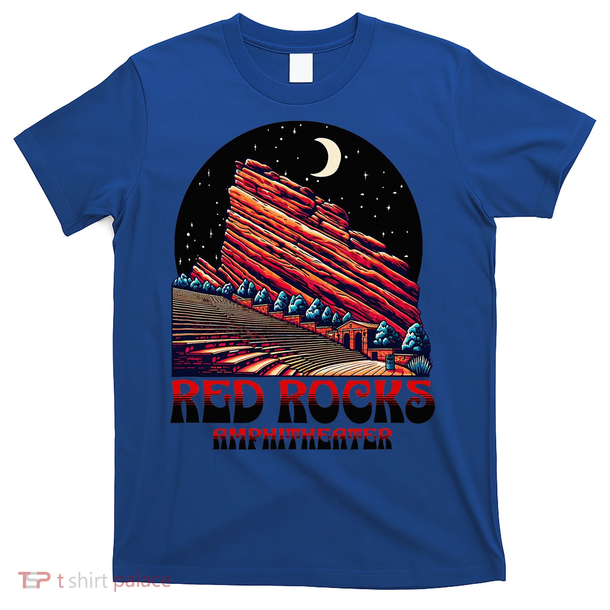 Red Rocks Amphitheater & The Moon Morrison Colorado T-Shirt