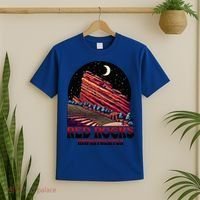 Red Rocks Amphitheater & The Moon Morrison Colorado T-Shirt thumb 2
