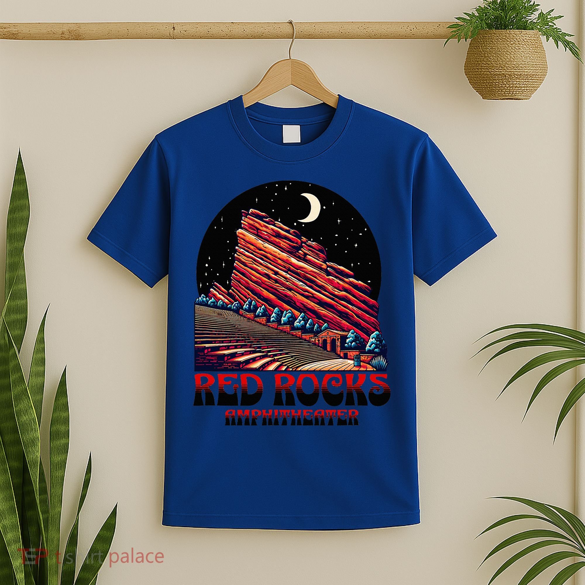 Red Rocks Amphitheater & The Moon Morrison Colorado T-Shirt