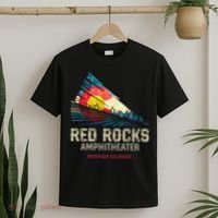 Red Rocks Amphitheater Colorado C State Flag T-Shirt thumb 2