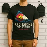 Red Rocks Amphitheater Colorado C State Flag T-Shirt thumb 6