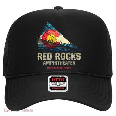 Red Rocks Amphitheater Colorado C State Flag Hat