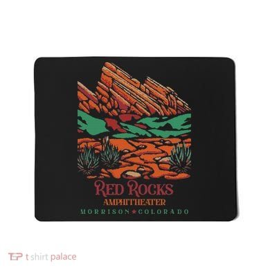 Red Rocks Amphitheater Morrison Colorado Poster Art Mousepad
