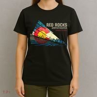 Red Rocks Amphitheater Colorado C State Flag T-Shirt thumb 4