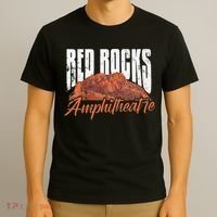 Red Rocks Amphitheatre Morrison Colorado Concerts Distressed T-Shirt thumb 3