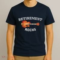 Retirement Rocks Acoustic Guitar Old Rockers Gift T-Shirt thumb 3
