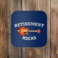 Retirement Rocks Acoustic Guitar Old Rockers Gift Coaster thumb 0