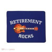 Retirement Rocks Acoustic Guitar Old Rockers Gift Mousepad thumb 0