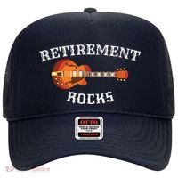 Retirement Rocks Acoustic Guitar Old Rockers Gift Hat thumb 0
