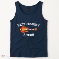 Retirement Rocks Acoustic Guitar Old Rockers Gift Tank Top thumb 2