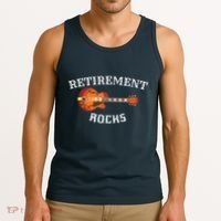 Retirement Rocks Acoustic Guitar Old Rockers Gift Tank Top thumb 3
