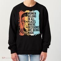 Rbg Ruth Bader Ginsburg Feminist Political Gift Women's Sweatshirt thumb 0