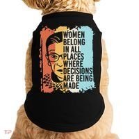 Rbg Ruth Bader Ginsburg Feminist Political Gift Doggie Tank thumb 0