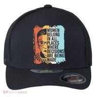 Rbg Ruth Bader Ginsburg Feminist Political Gift Flexfit Unipanel Trucker Cap thumb 0