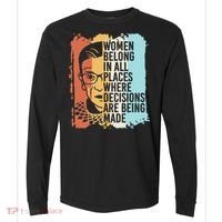 Rbg Ruth Bader Ginsburg Feminist Political Gift Comfort Colors Heavyweight Long Sleeve T-Shirt thumb 0