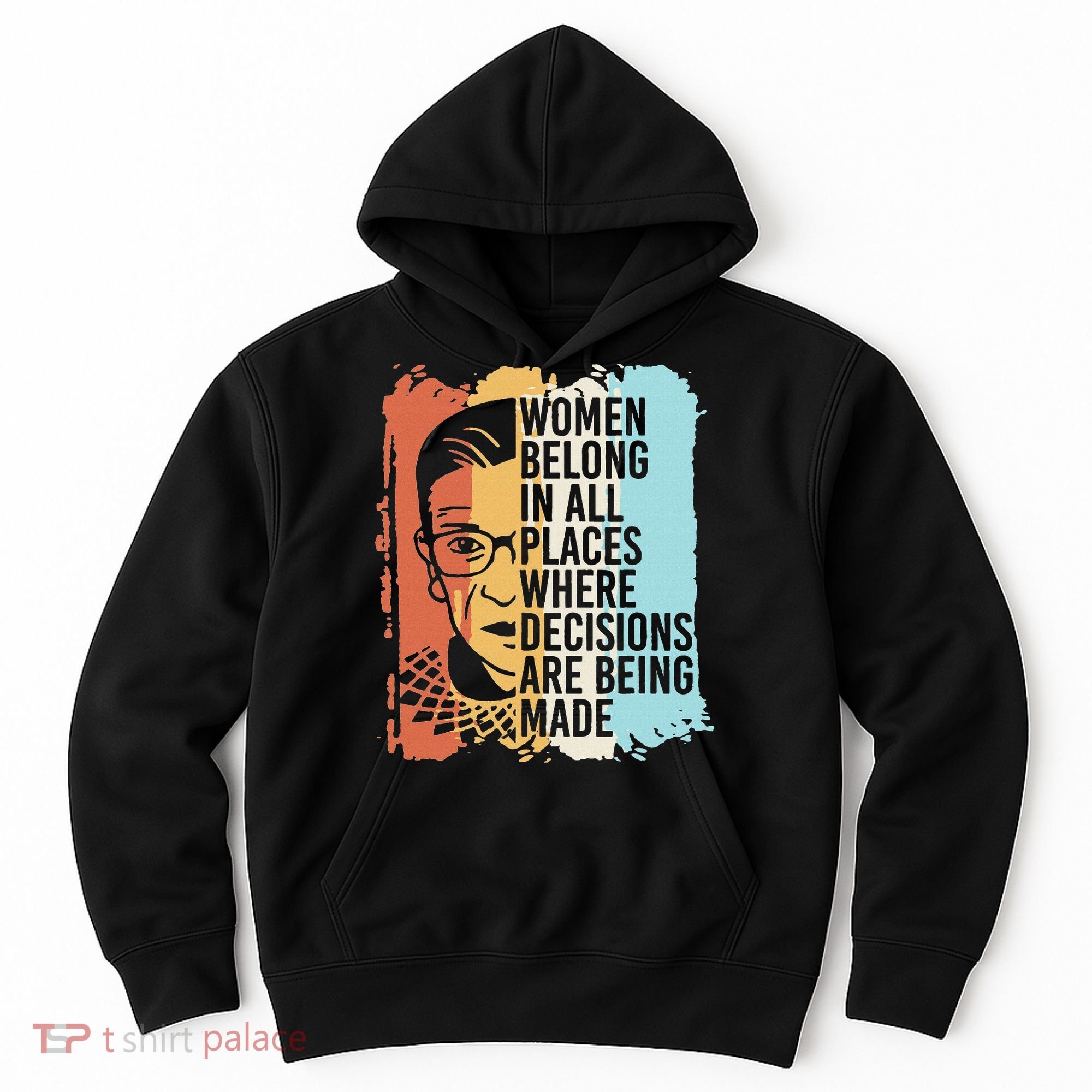 Rbg Ruth Bader Ginsburg Feminist Political Gift Hoodie