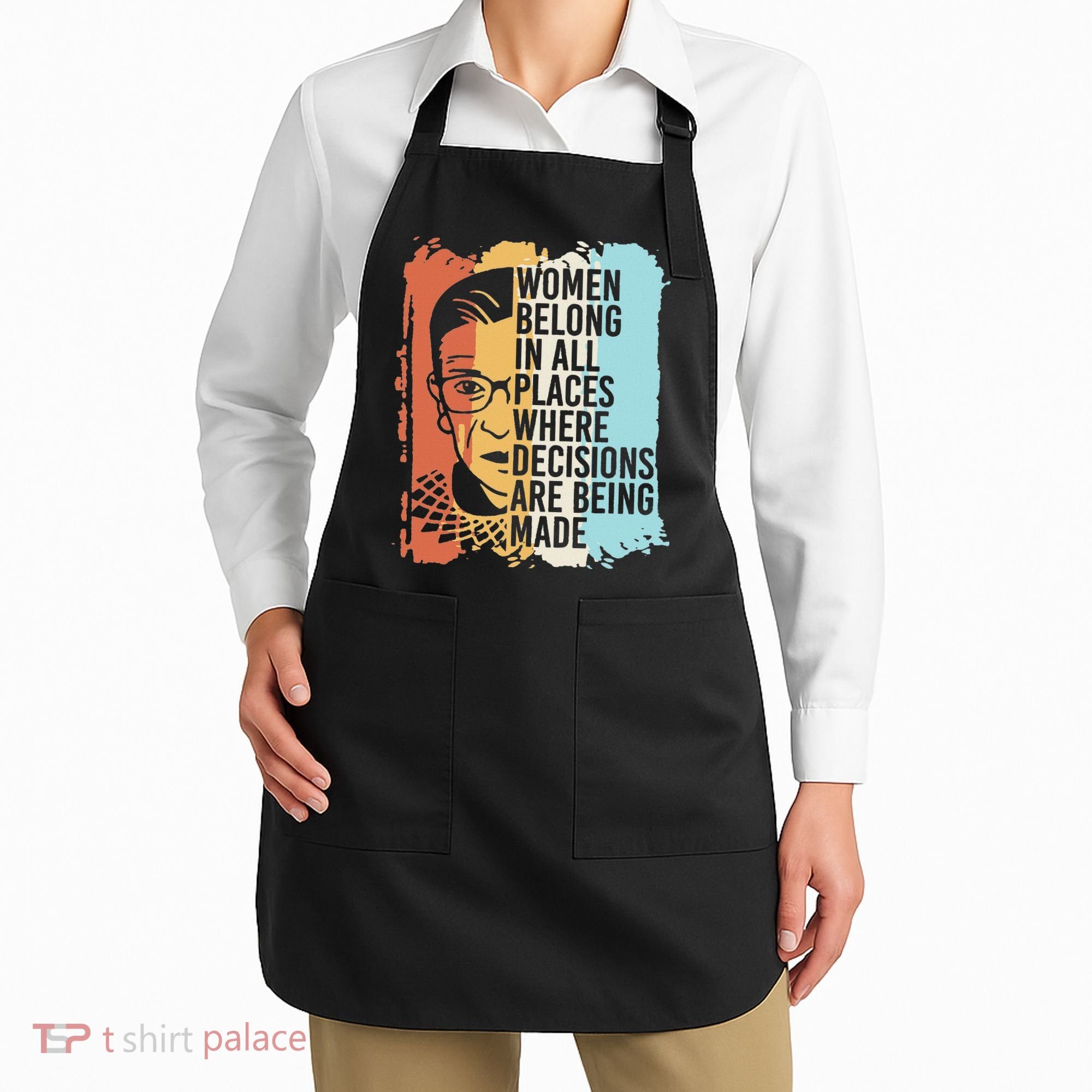 Rbg Ruth Bader Ginsburg Feminist Political Gift Apron