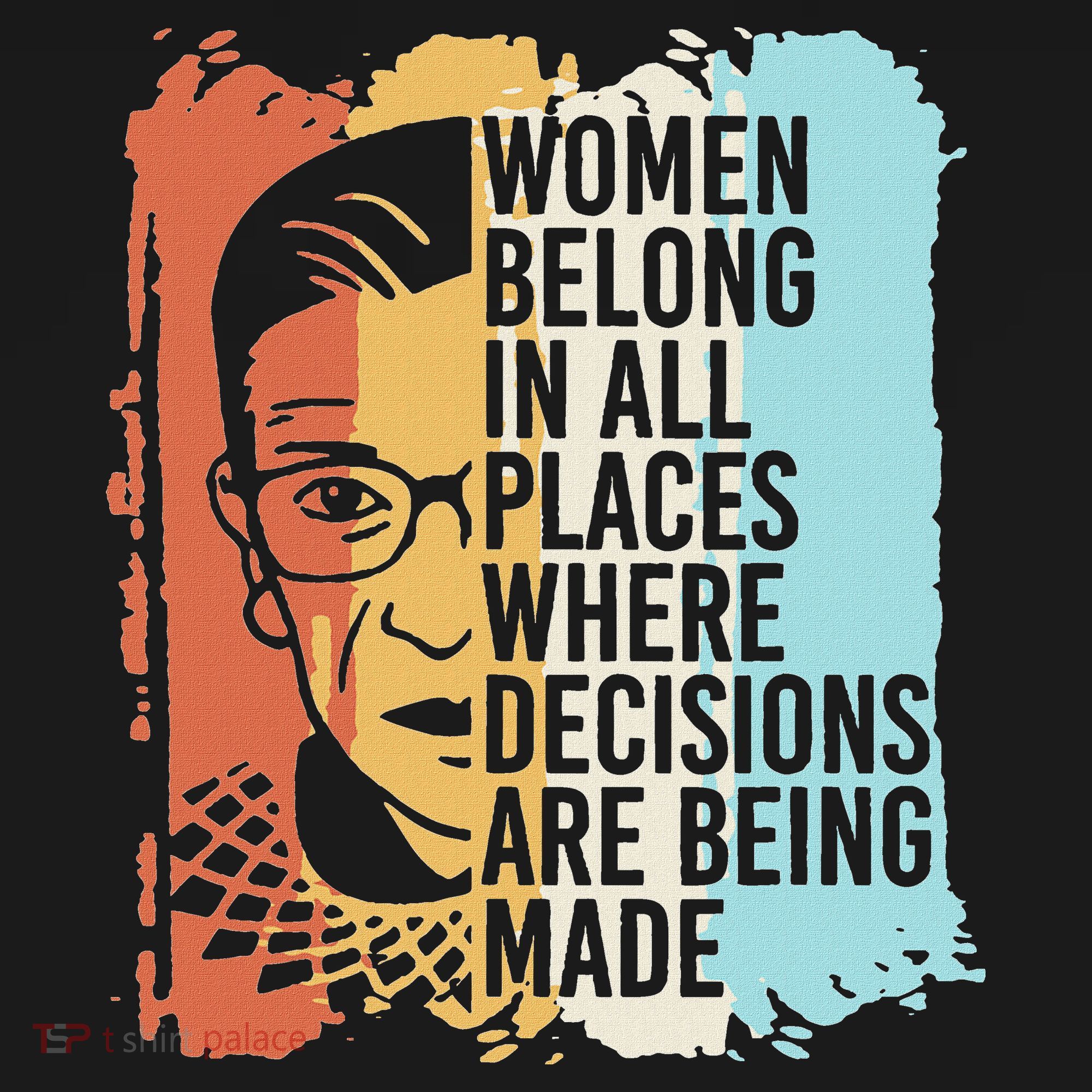 Rbg Ruth Bader Ginsburg Feminist Political Gift T-Shirt