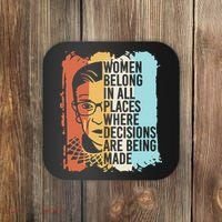 Rbg Ruth Bader Ginsburg Feminist Political Gift Coaster thumb 0