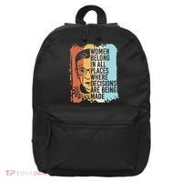 Rbg Ruth Bader Ginsburg Feminist Political Gift 16 in Basic Backpack thumb 0