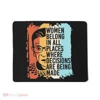 Rbg Ruth Bader Ginsburg Feminist Political Gift Mousepad thumb 0