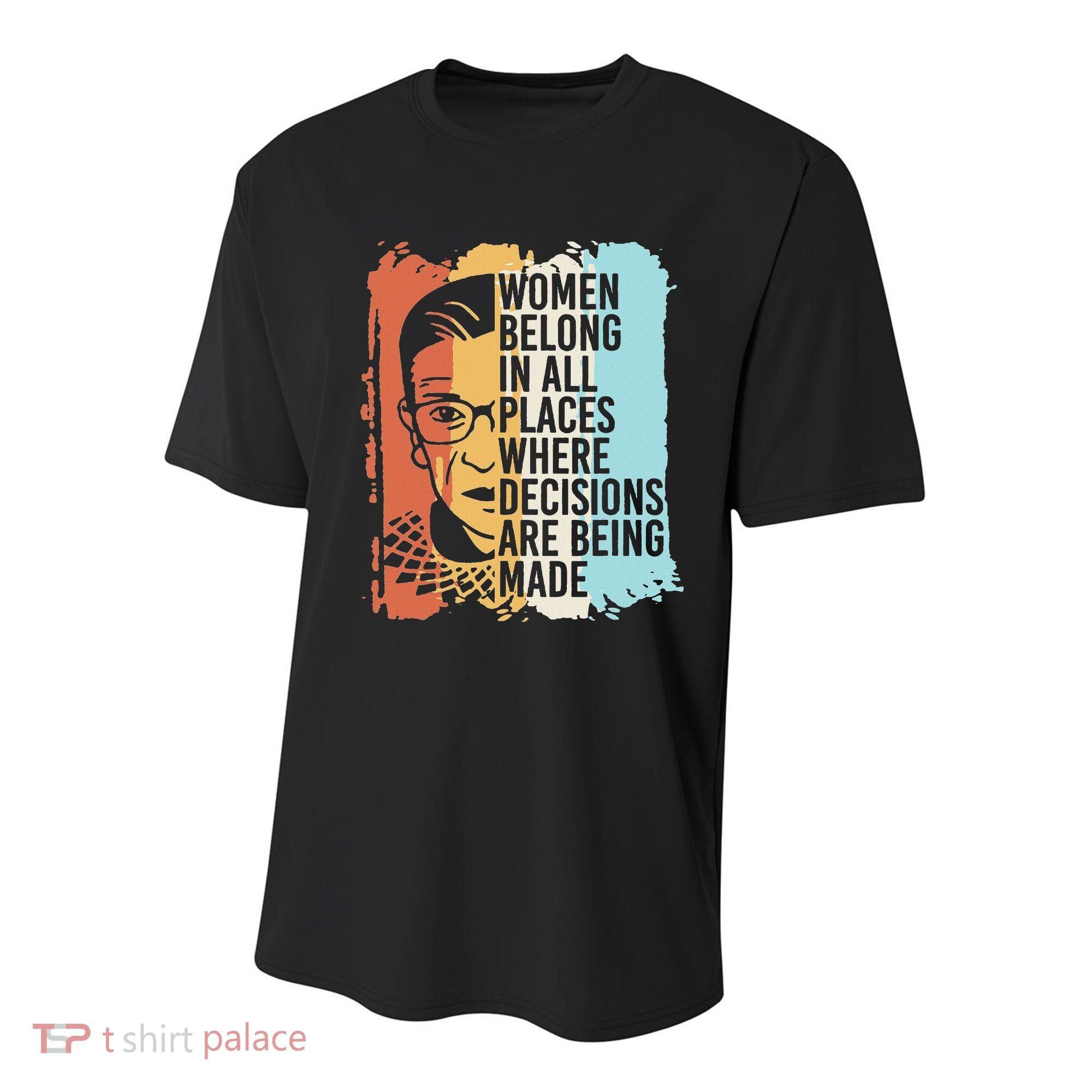 Rbg Ruth Bader Ginsburg Feminist Political Gift Youth Performance Sprint T-Shirt