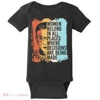 Rbg Ruth Bader Ginsburg Feminist Political Gift Baby Bodysuit thumb 0