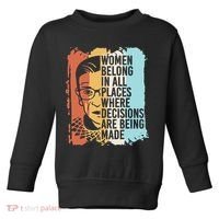 Rbg Ruth Bader Ginsburg Feminist Political Gift Toddler Sweatshirt thumb 0
