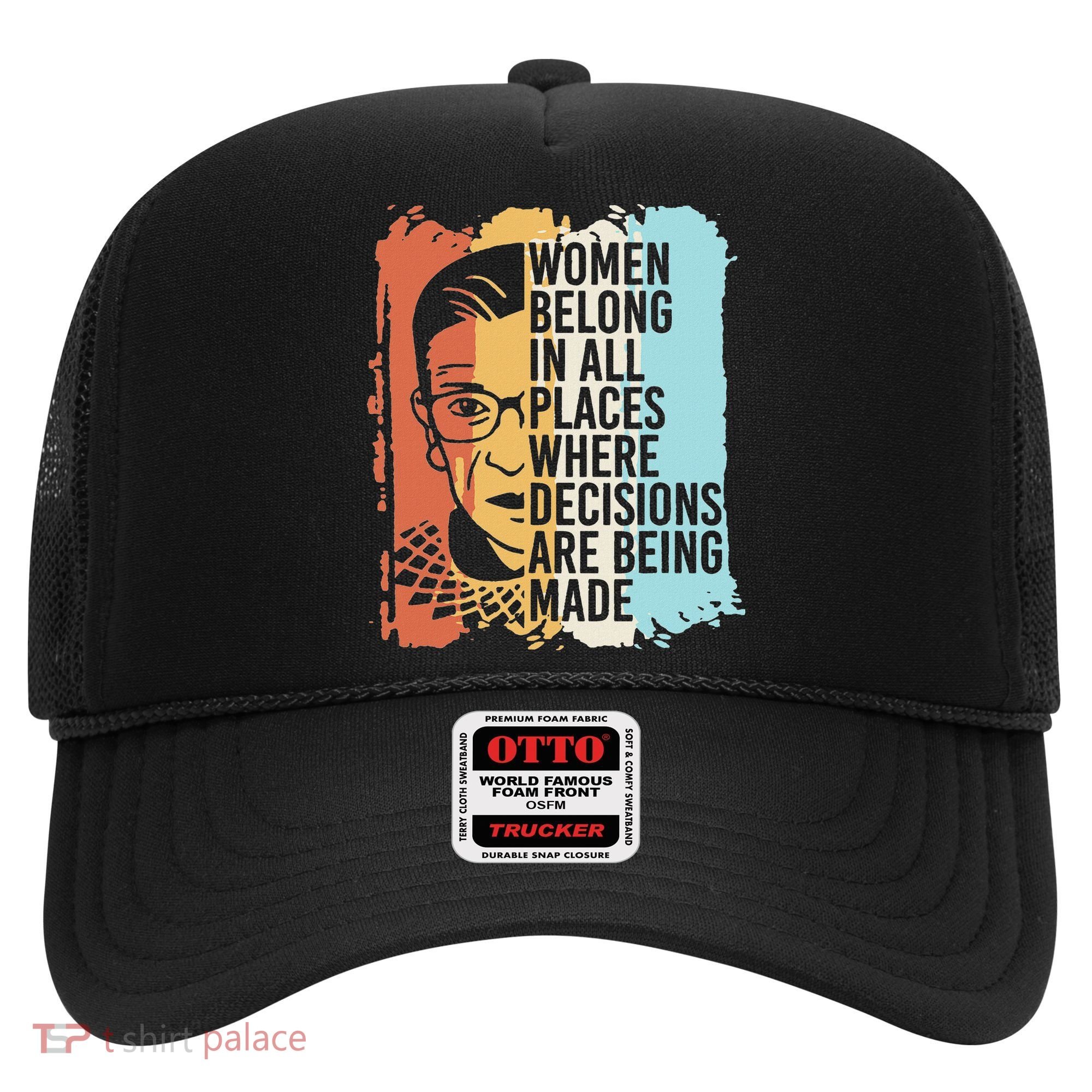 Rbg Ruth Bader Ginsburg Feminist Political Gift Hat