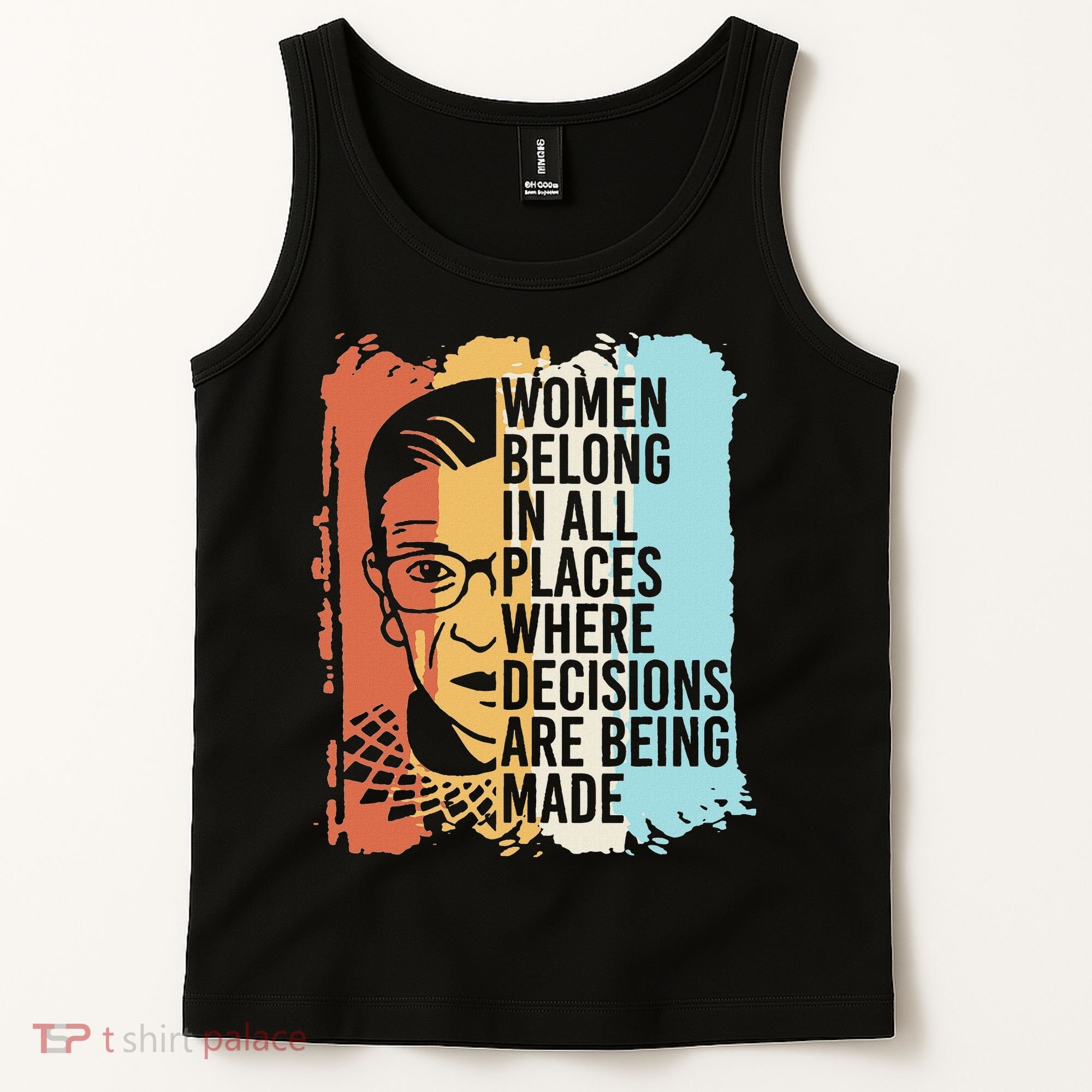 Rbg Ruth Bader Ginsburg Feminist Political Gift Tank Top