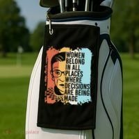 Rbg Ruth Bader Ginsburg Feminist Political Gift Golf Towel thumb 2