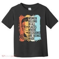 Rbg Ruth Bader Ginsburg Feminist Political Gift Toddler T-Shirt thumb 0