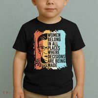 Rbg Ruth Bader Ginsburg Feminist Political Gift Toddler T-Shirt thumb 2