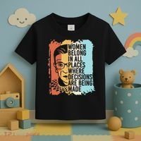 Rbg Ruth Bader Ginsburg Feminist Political Gift Toddler T-Shirt thumb 3
