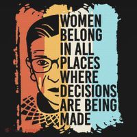 Rbg Ruth Bader Ginsburg Feminist Political Gift Cropped Pullover Crew thumb 4