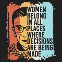 Rbg Ruth Bader Ginsburg Feminist Political Gift Kids Plaid Pajama Set thumb 2