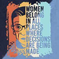 Rbg Ruth Bader Ginsburg Feminist Political Gift Raglan Baseball Sleeve Shirt thumb 2