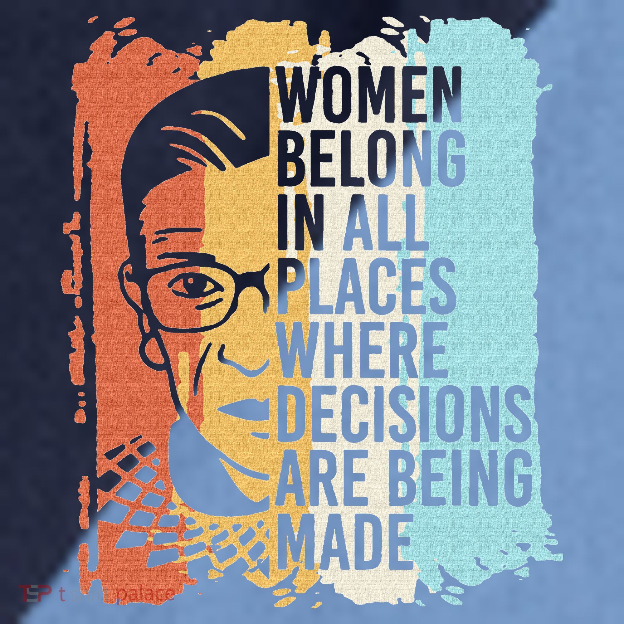 Rbg Ruth Bader Ginsburg Feminist Political Gift Raglan Baseball Sleeve Shirt