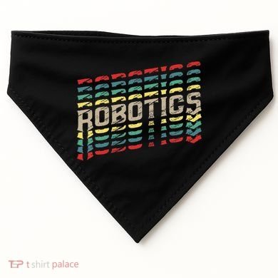 Robotics Robot Builder Engineer Engineering Cyborg USA-Made Doggie Bandana