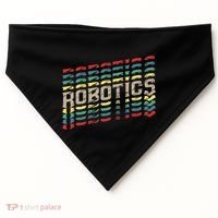 Robotics Robot Builder Engineer Engineering Cyborg USA-Made Doggie Bandana thumb 0