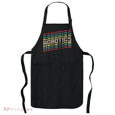 Robotics Robot Builder Engineer Engineering Cyborg Apron