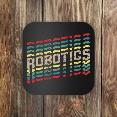 Robotics Robot Builder Engineer Engineering Cyborg Coaster