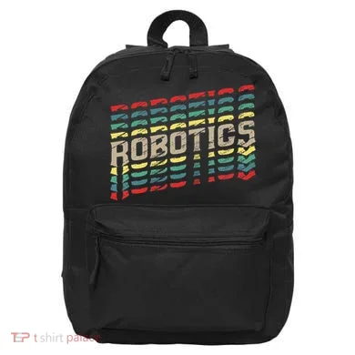 Robotics Robot Builder Engineer Engineering Cyborg 16 in Basic Backpack
