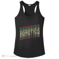 Robotics Robot Builder Engineer Engineering Cyborg Ladies PosiCharge Competitor Racerback Tank thumb 0