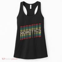 Robotics Robot Builder Engineer Engineering Cyborg Women's Tank Top thumb 0